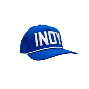 INDY Football Golf Hat Blue