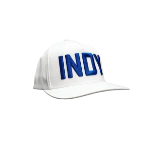 INDY Football Golf Hat White