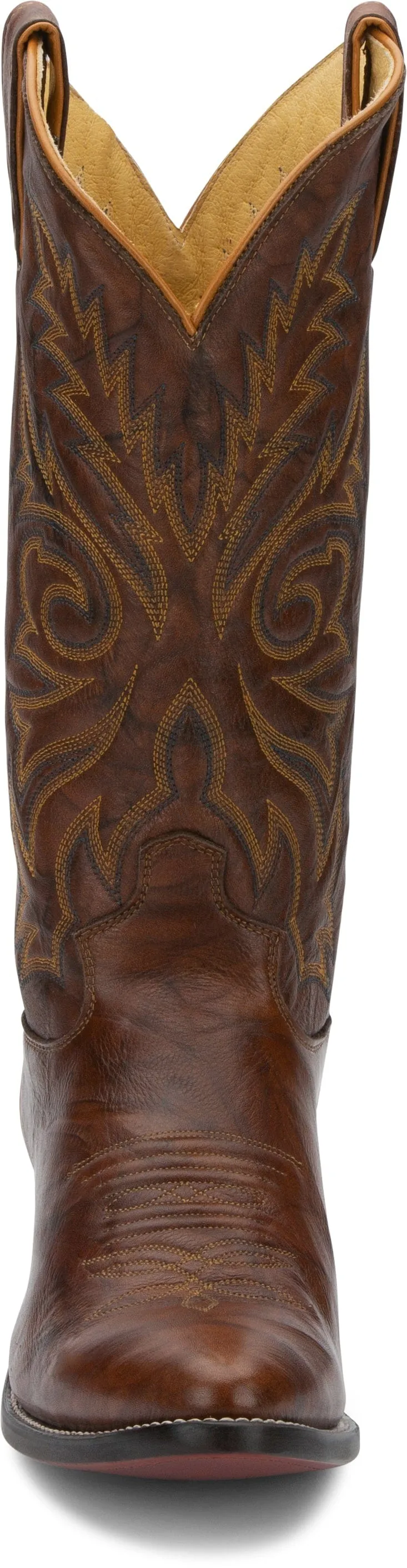 Justin Men's Buck Chestnut Leather 13 Western Boots 1560