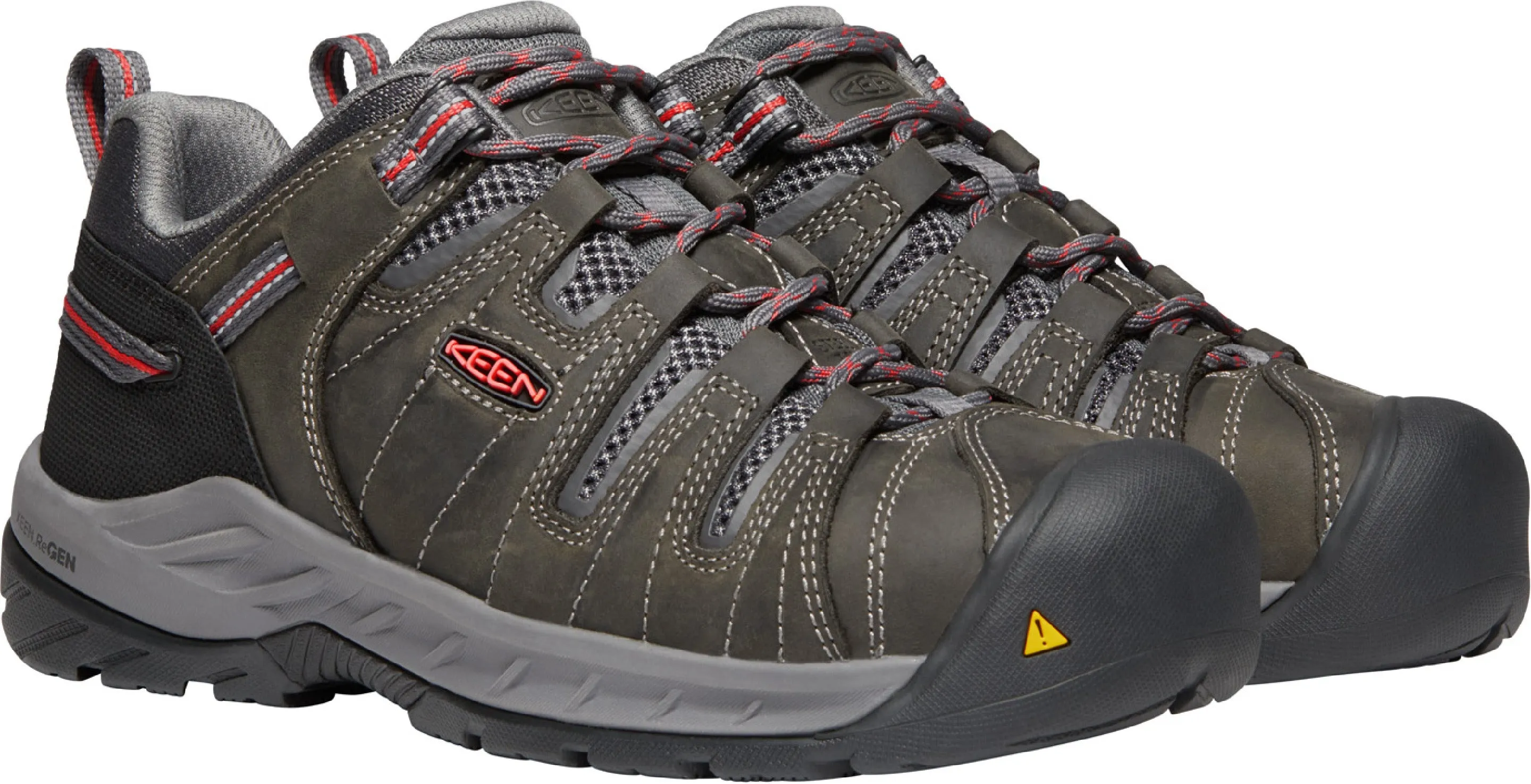 'Keen Utility' Women's Flint II EH Steel Toe - Magnet / Rose