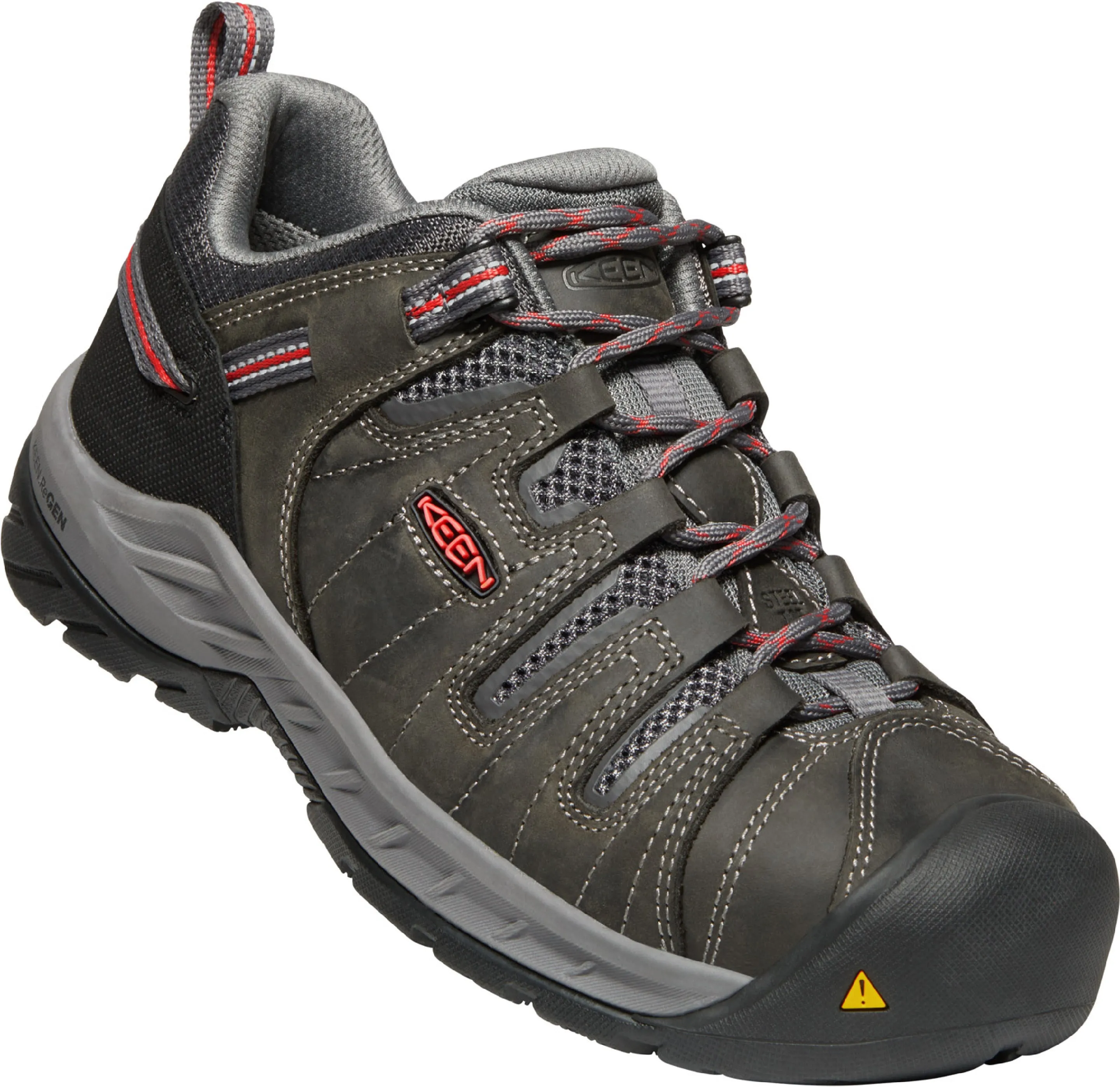 'Keen Utility' Women's Flint II EH Steel Toe - Magnet / Rose