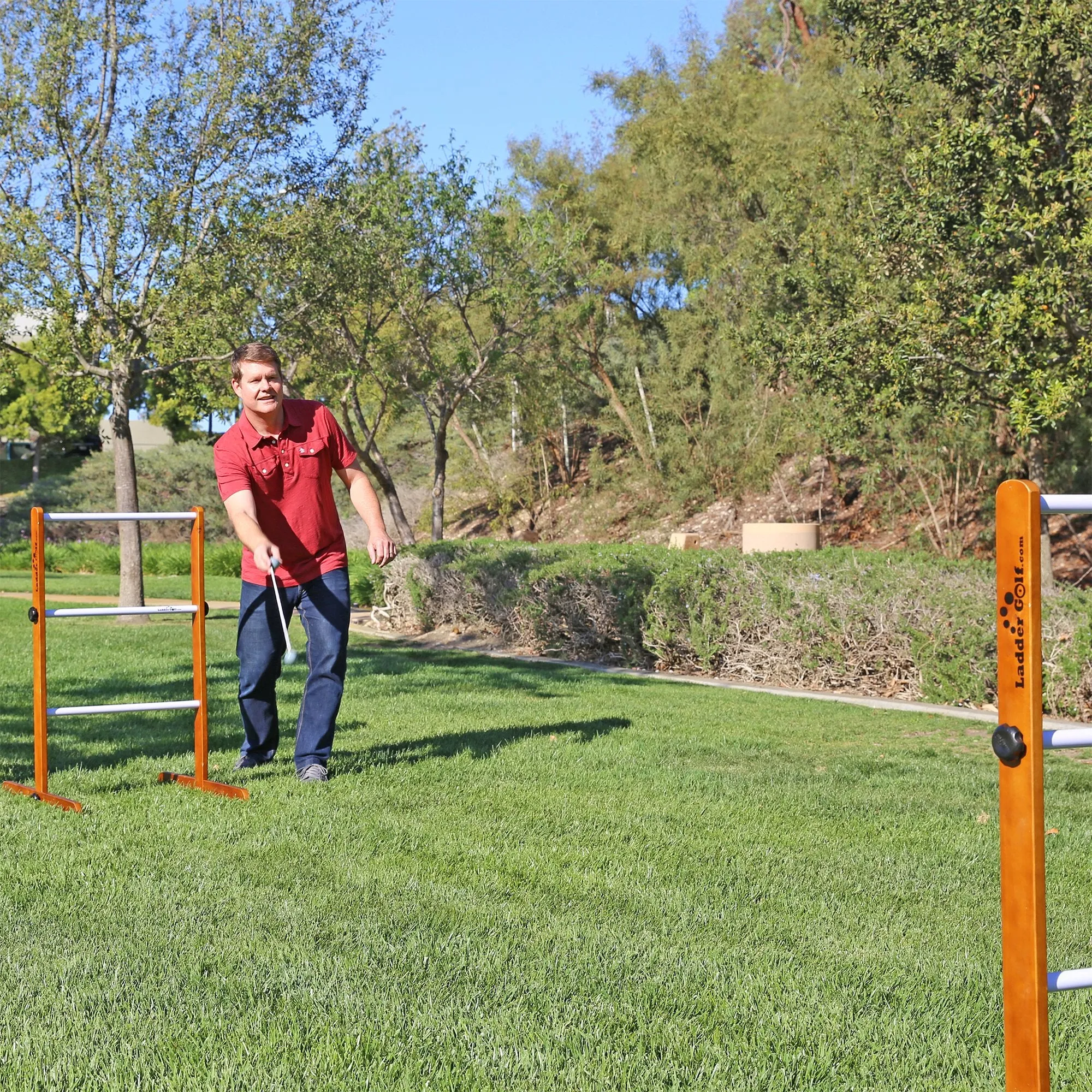 Ladder Golf® Tournament Double Ladder Ball Game