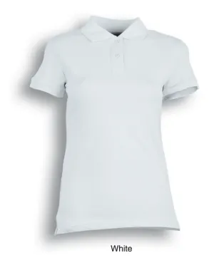 Ladies Casual Fitted Polo - White