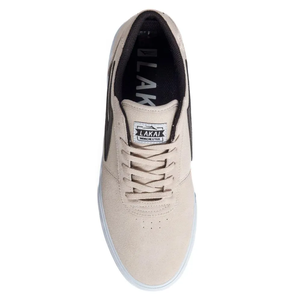 Lakai Manchester - White/Black Suede