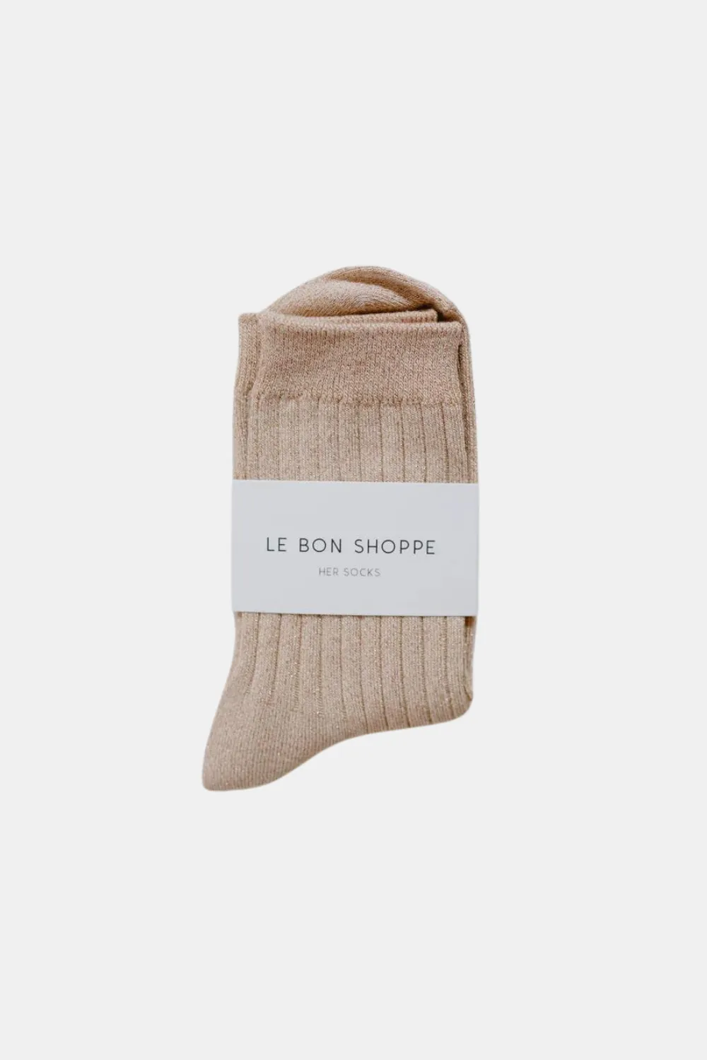 LE BON SHOPPE HER MODAL LUREX SOCKS