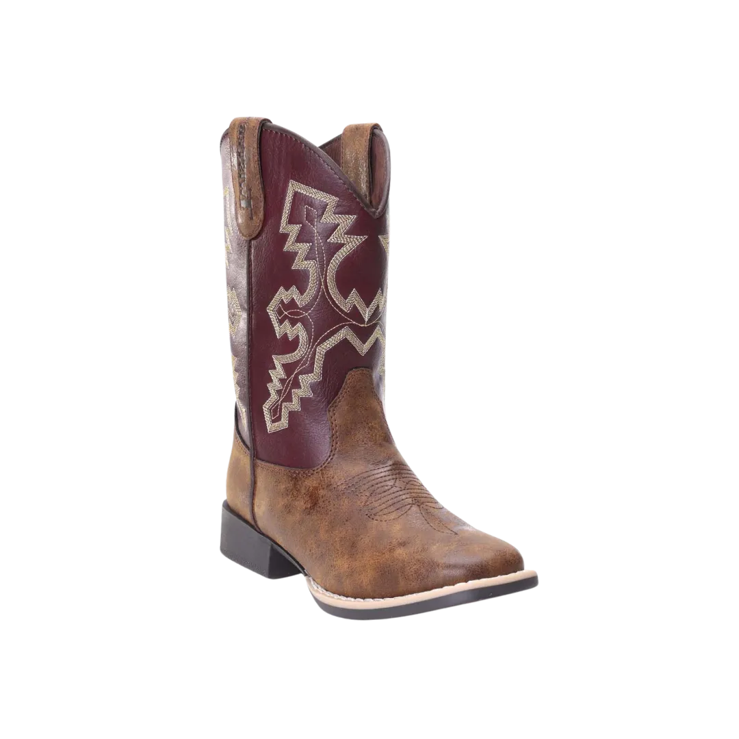 M&F Twister Kid´s Unisex Maroon Cowboys Boots