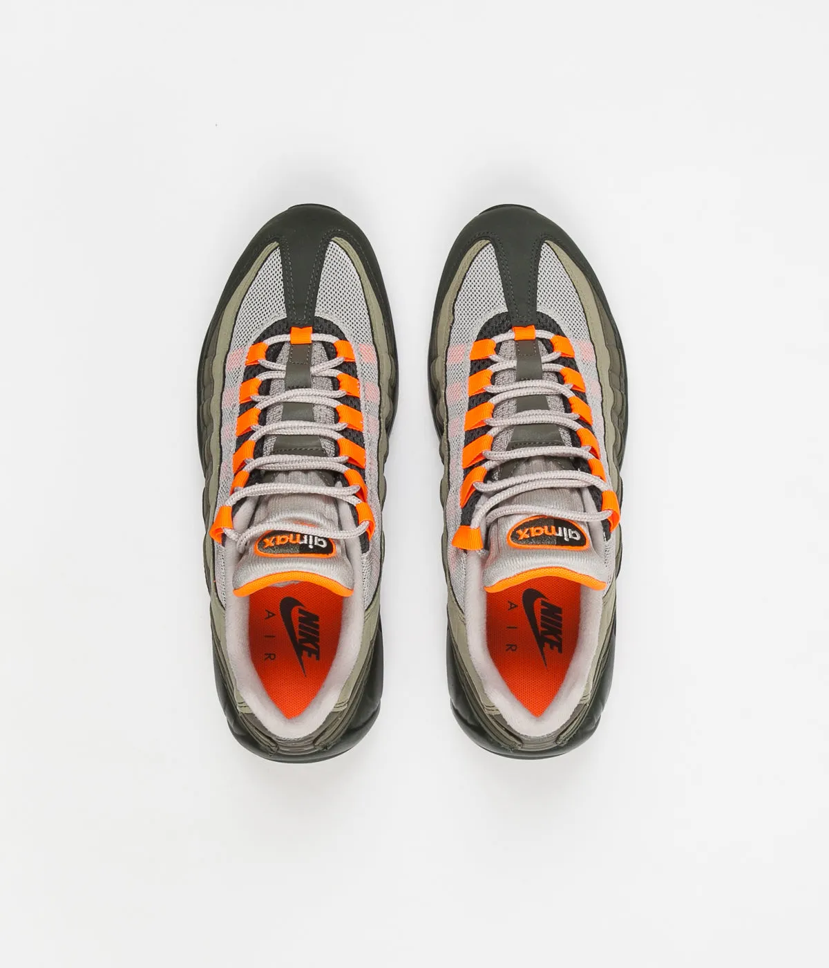 Nike Air Max 95 OG Shoes - String / Total Orange - Neutral Olive