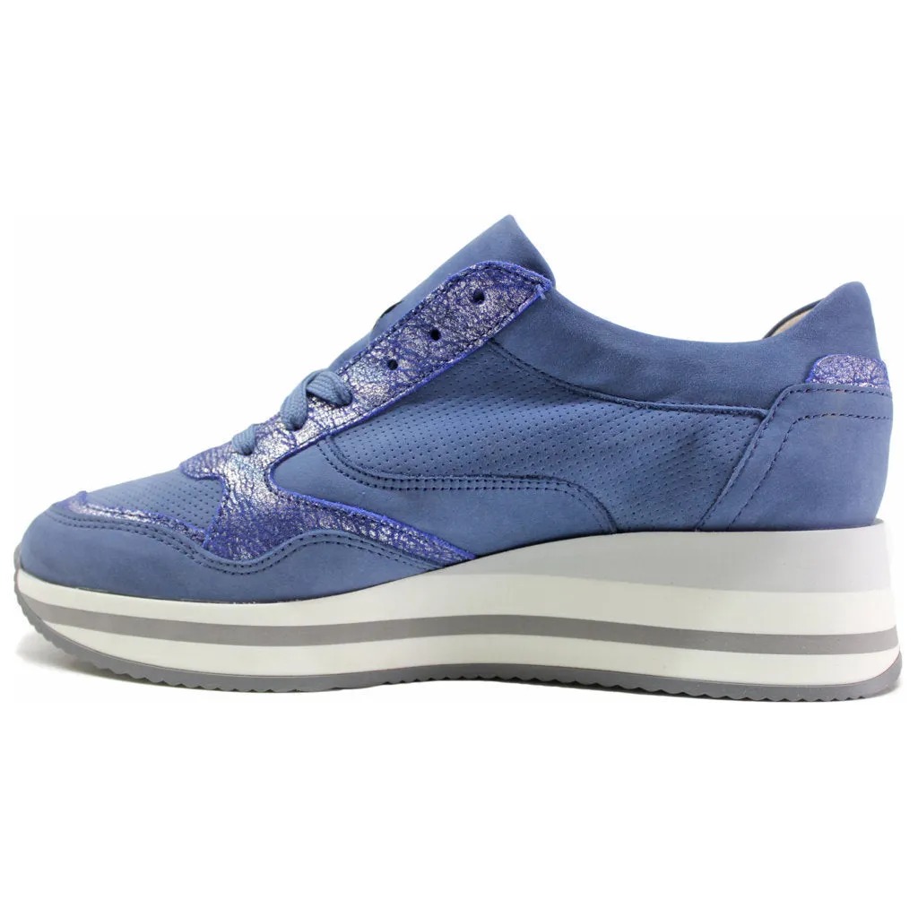 Olimpia Velvet Leather Women's Walking Trainers