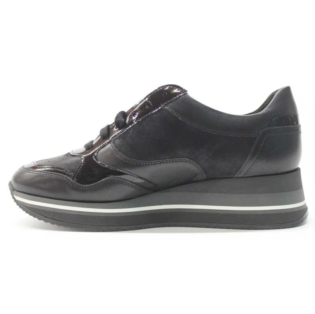 Olimpia Velvet Leather Women's Walking Trainers