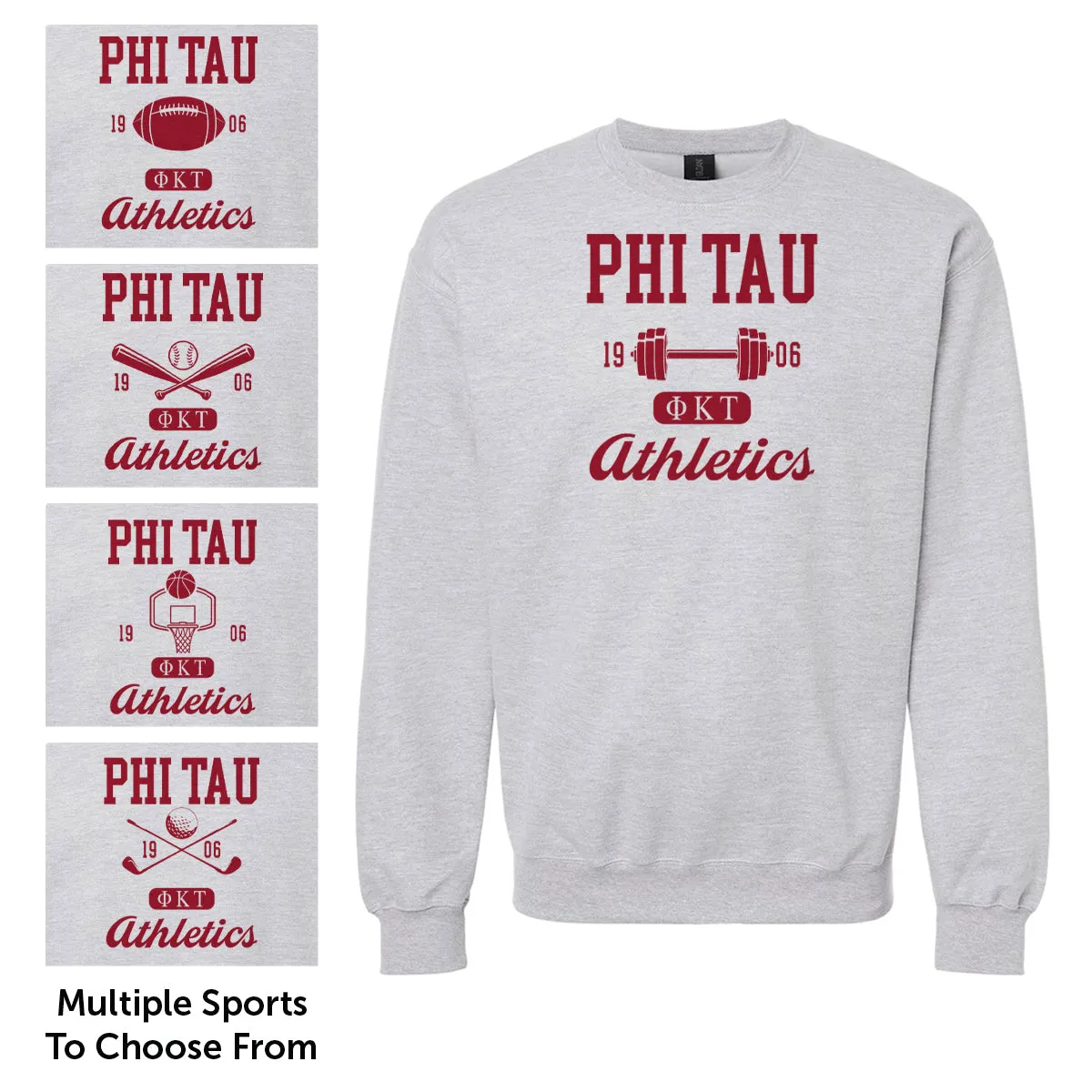 Phi Tau Athletic Crewneck