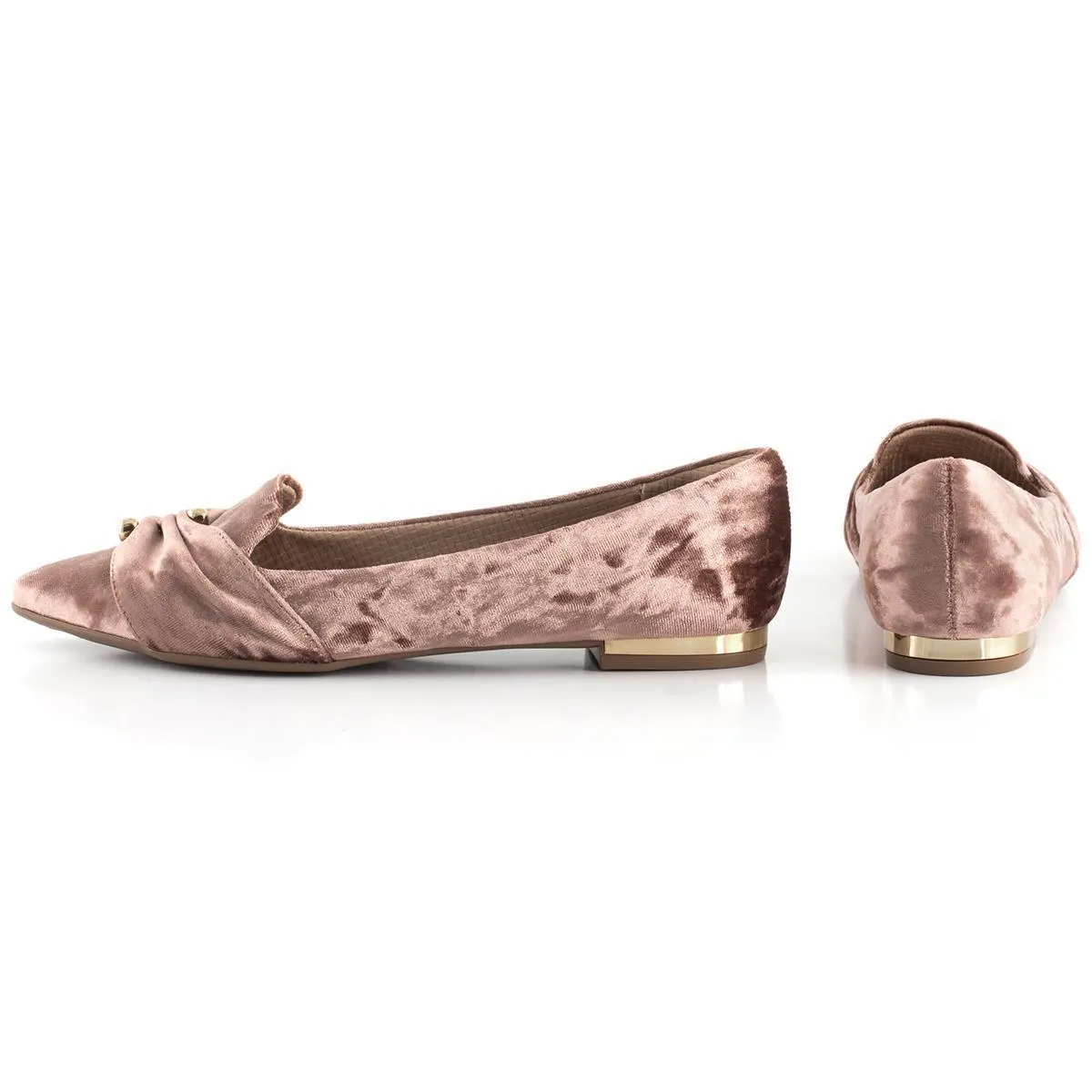 Piccadilly 274038-1093 Women Rose Flat Velour