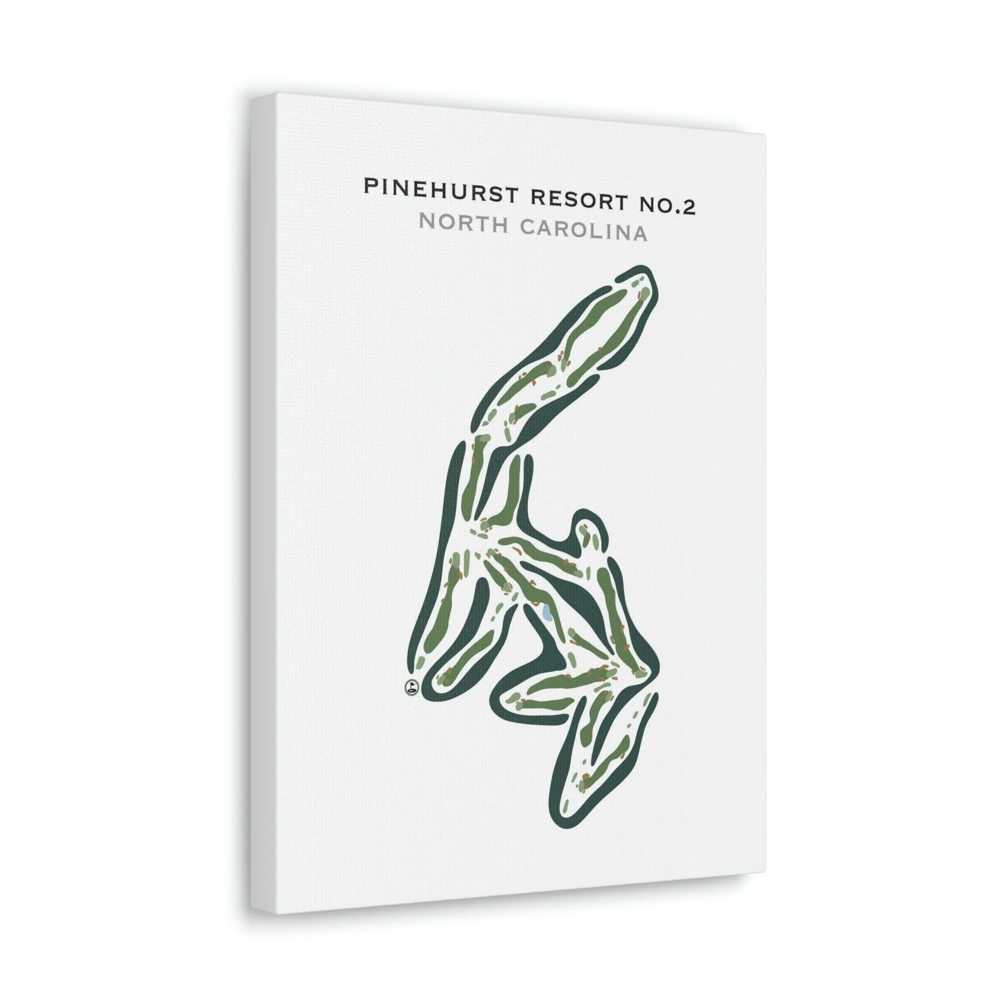 Pinehurst Resort No. 2 Country Club, North Carolina - Printed Golf Courses