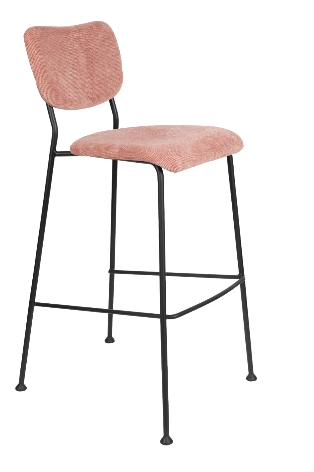 Pink Upholstered Barstools (2) | Zuiver Benson