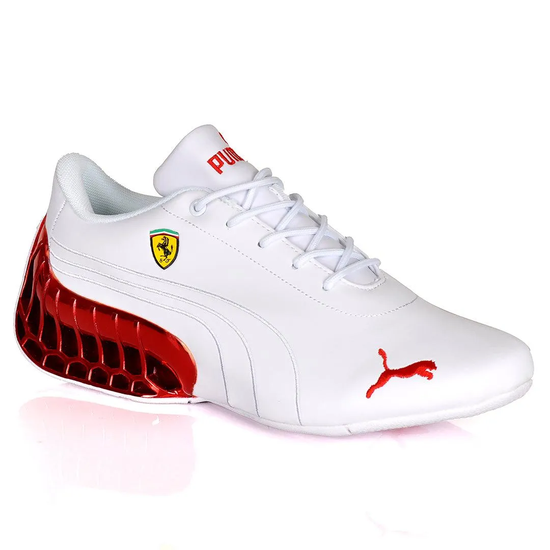 Pm Future Moto Sport GT Red Sole Sneakers- White