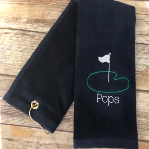 Pops Golf Towel