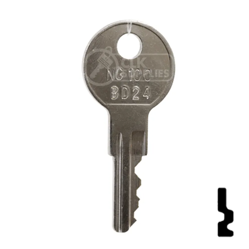 Precut Key Blank | Golf Cart | BD24