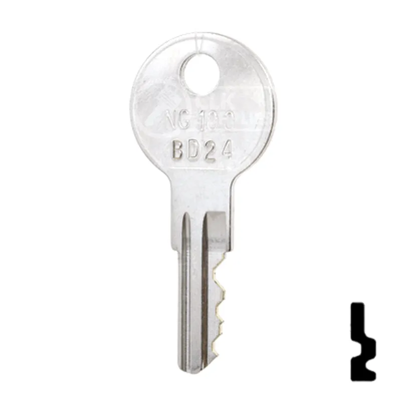 Precut Key Blank | Golf Cart | BD24