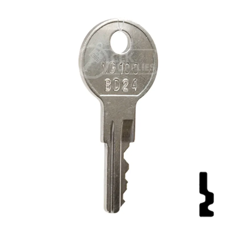 Precut Key Blank | Golf Cart | BD24