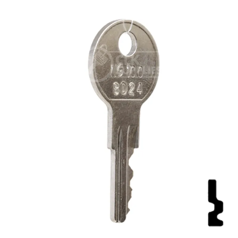 Precut Key Blank | Golf Cart | BD24