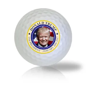 President Donald Trump Official Seal Golf Balls