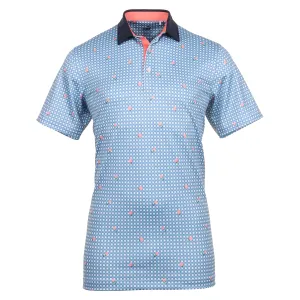 Puma Golf Gingham Pique Polo Shirt