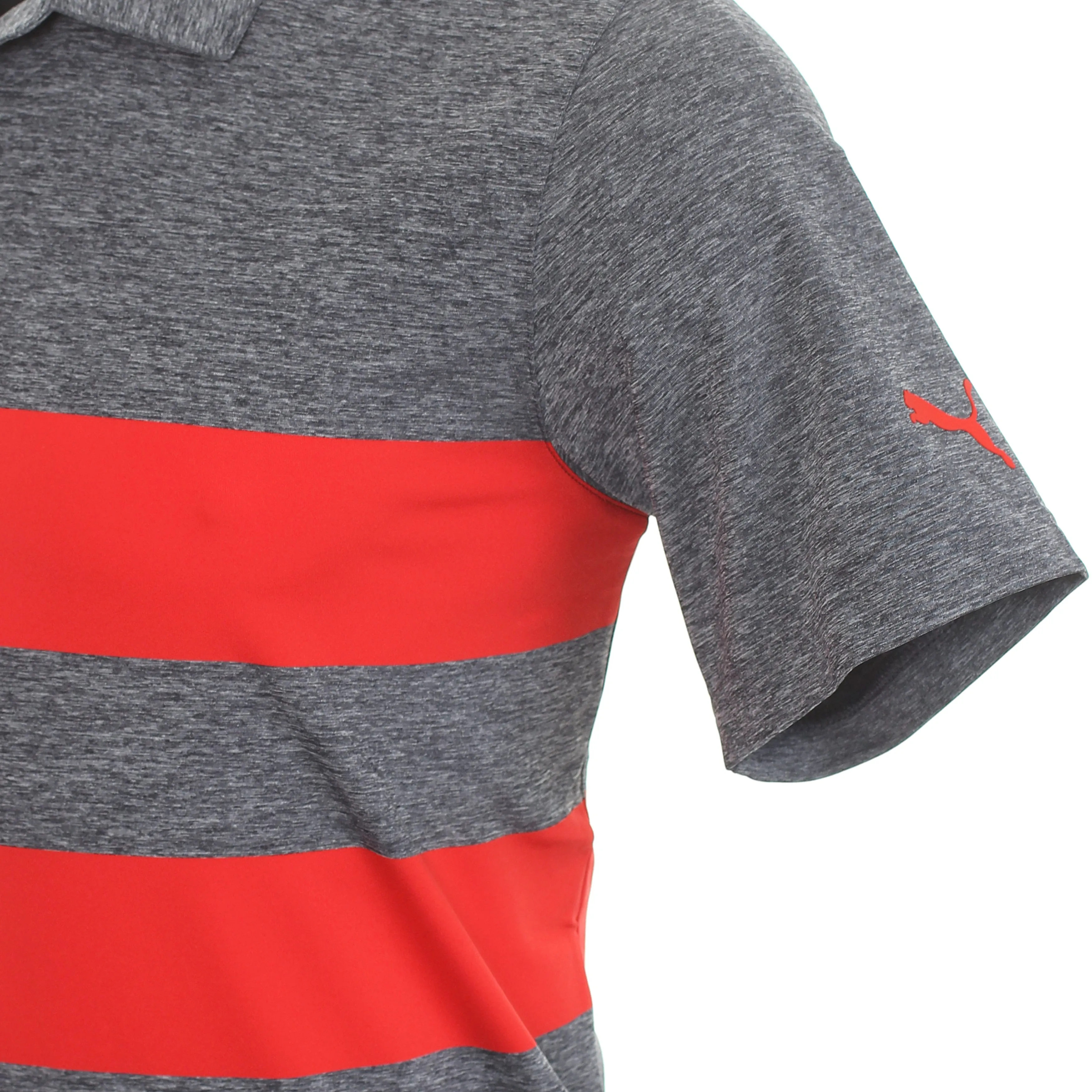 Puma Golf Kiwi Stripe Polo Shirt