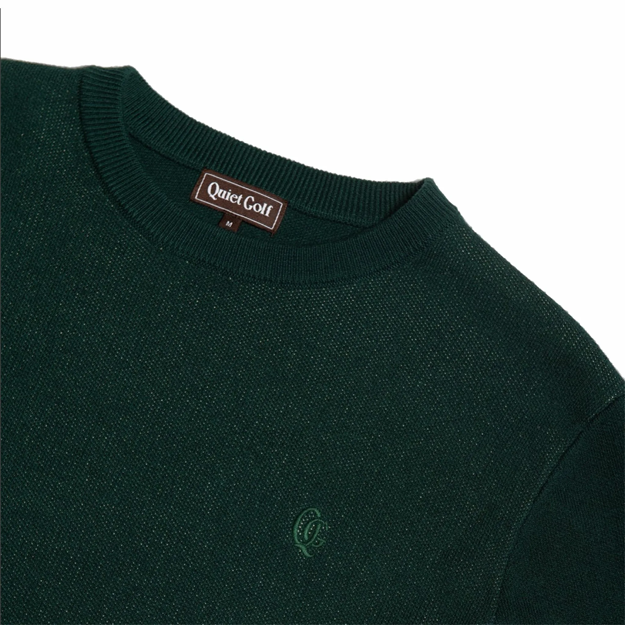 Quiet Golf Quiet Greens Knit Sweater (Forest)