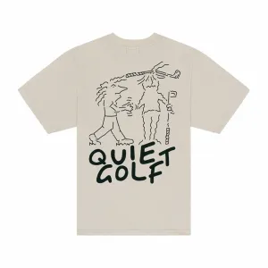 Quiet Golf The Bros T-Shirt (Bone)