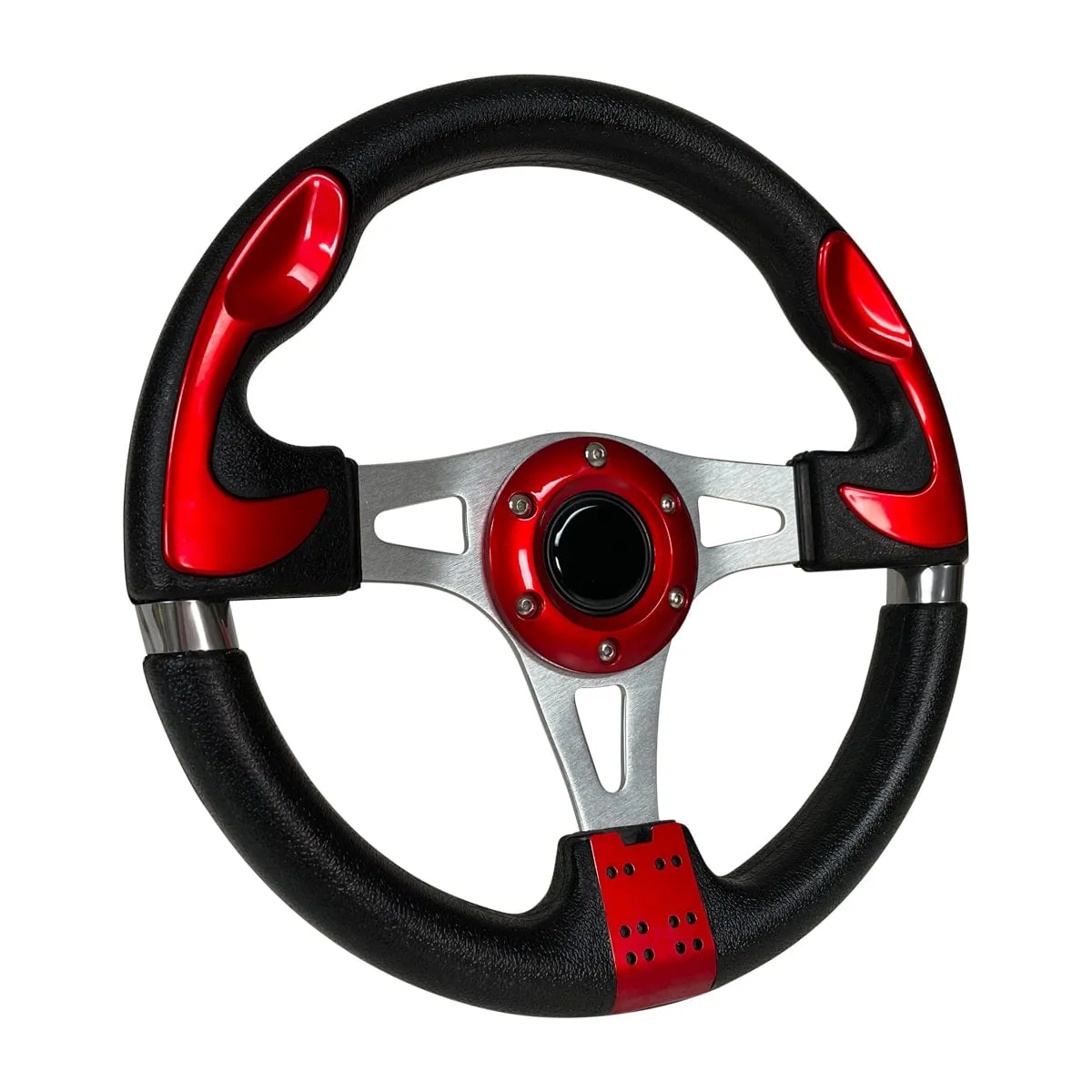 Red GTA1 Golf Cart Steering Wheel