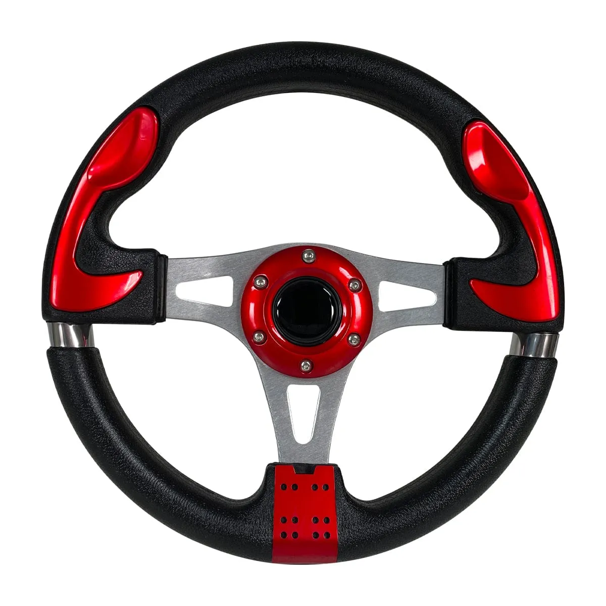 Red GTA1 Golf Cart Steering Wheel