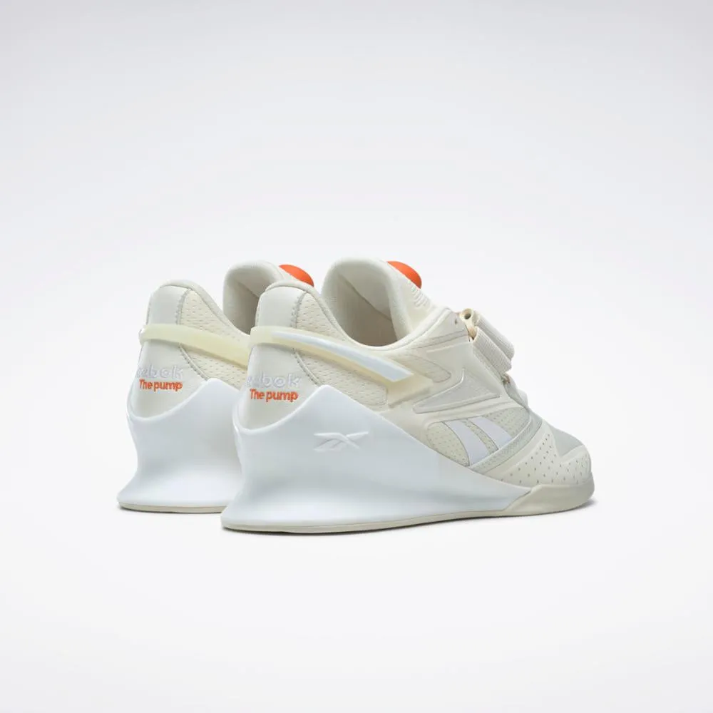 Reebok Footwear Women Legacy Lifter III Shoes CLAWHT/FTWWHT/SMAORA