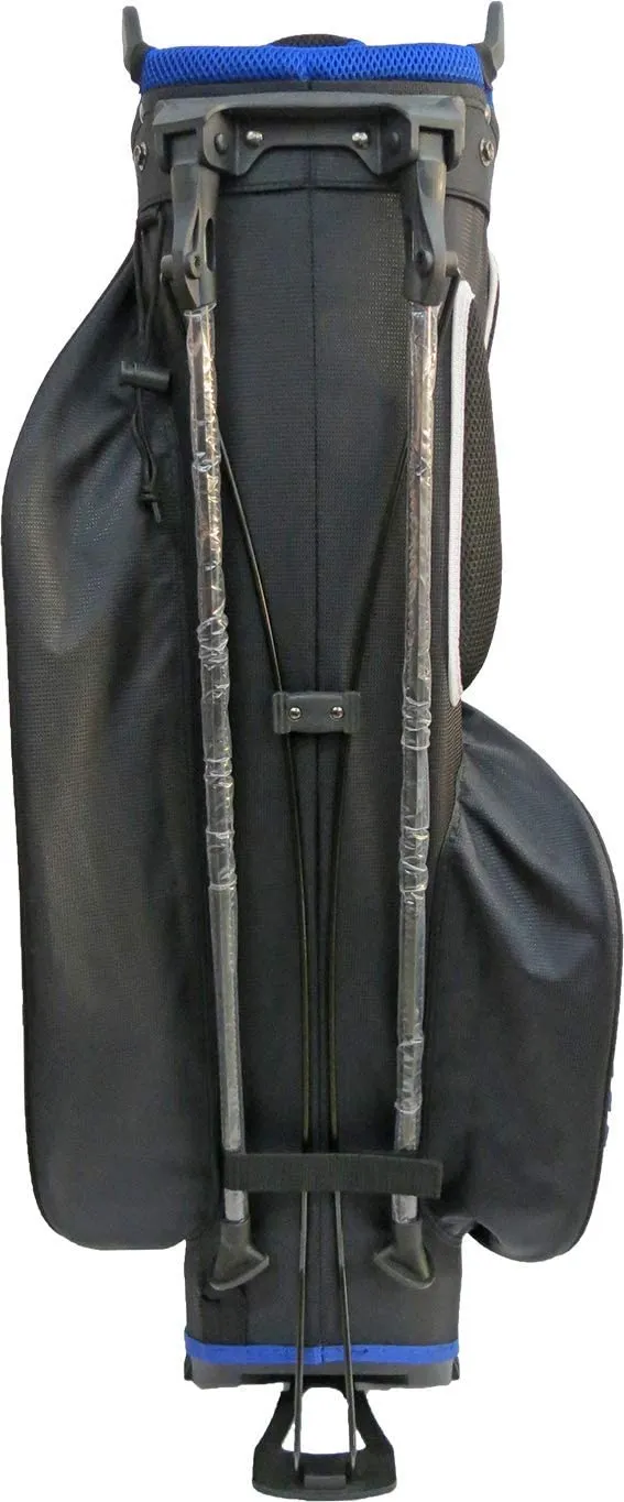 Rife Golf Blue Black Gray Stand Bag 9 inch, 7-Way Friendly Separator Top