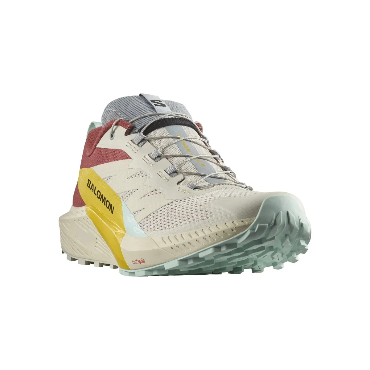 Salomon Sense Ride 5 White Red Shoes