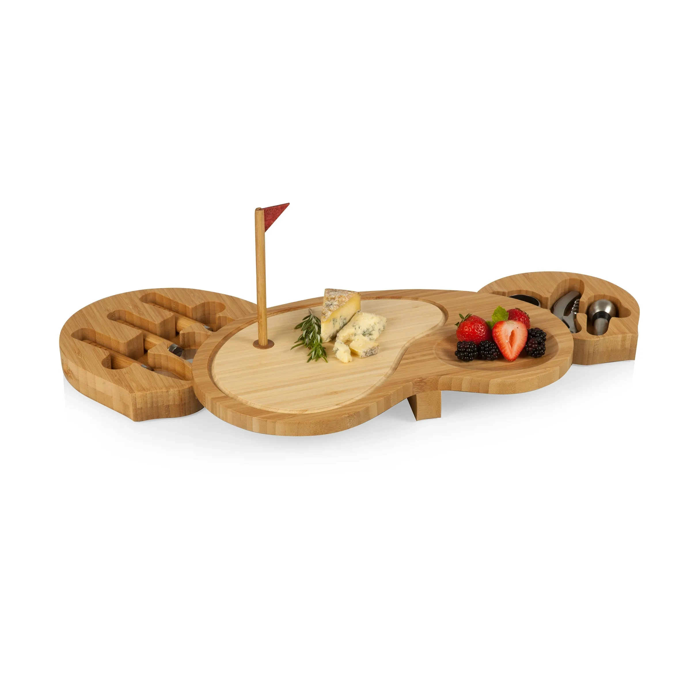 Sand Trap Golf Cheese Cutting Board & Tools Set