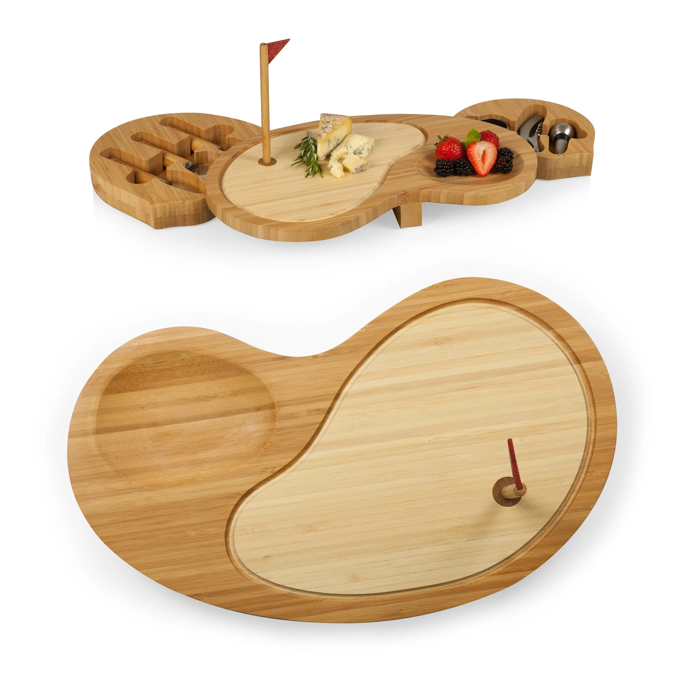 Sand Trap Golf Cheese Cutting Board & Tools Set