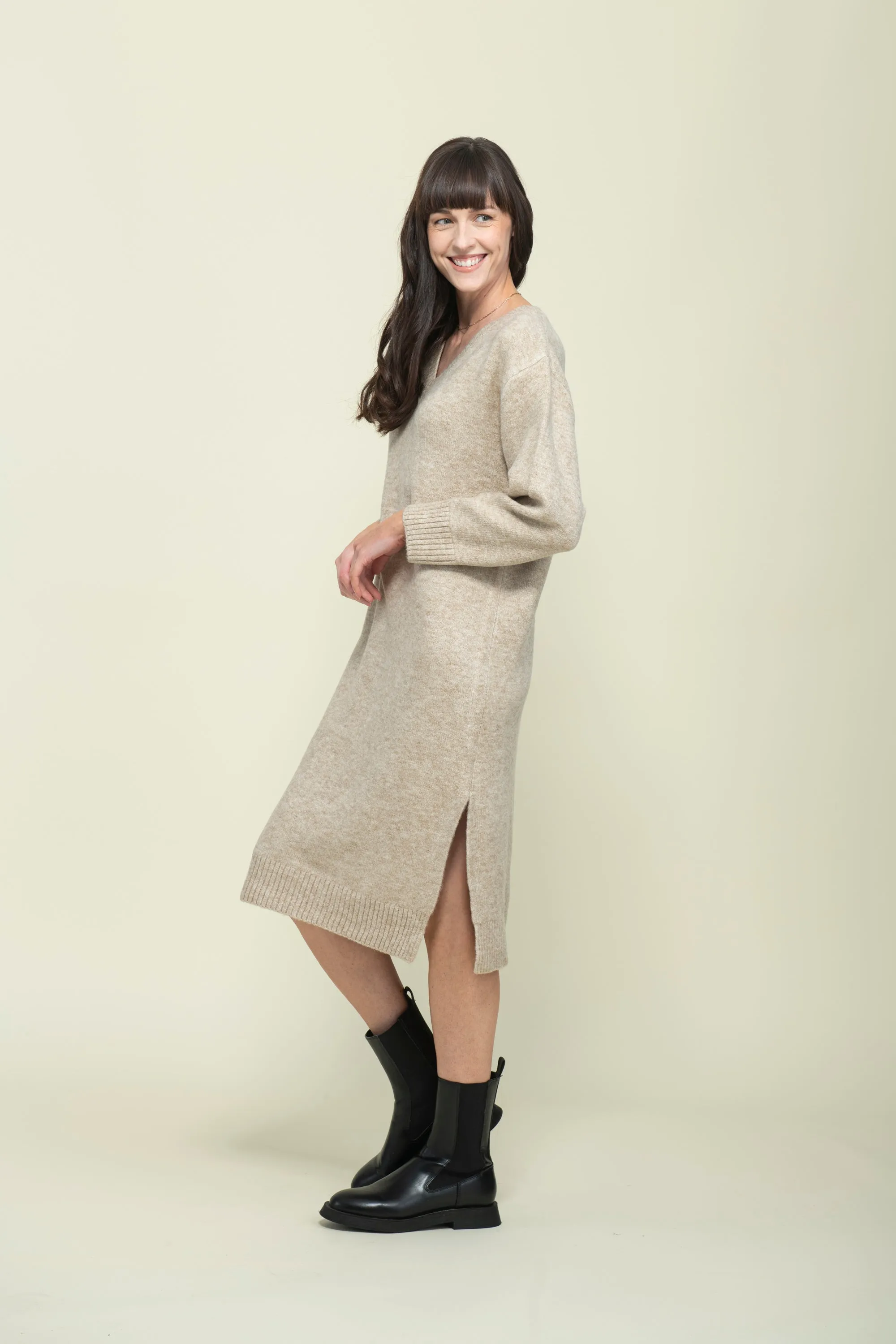 Sloane-Midi Sweater Dress