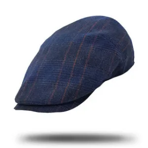 Stanton Glen Plaid Ivy Cap - Navy