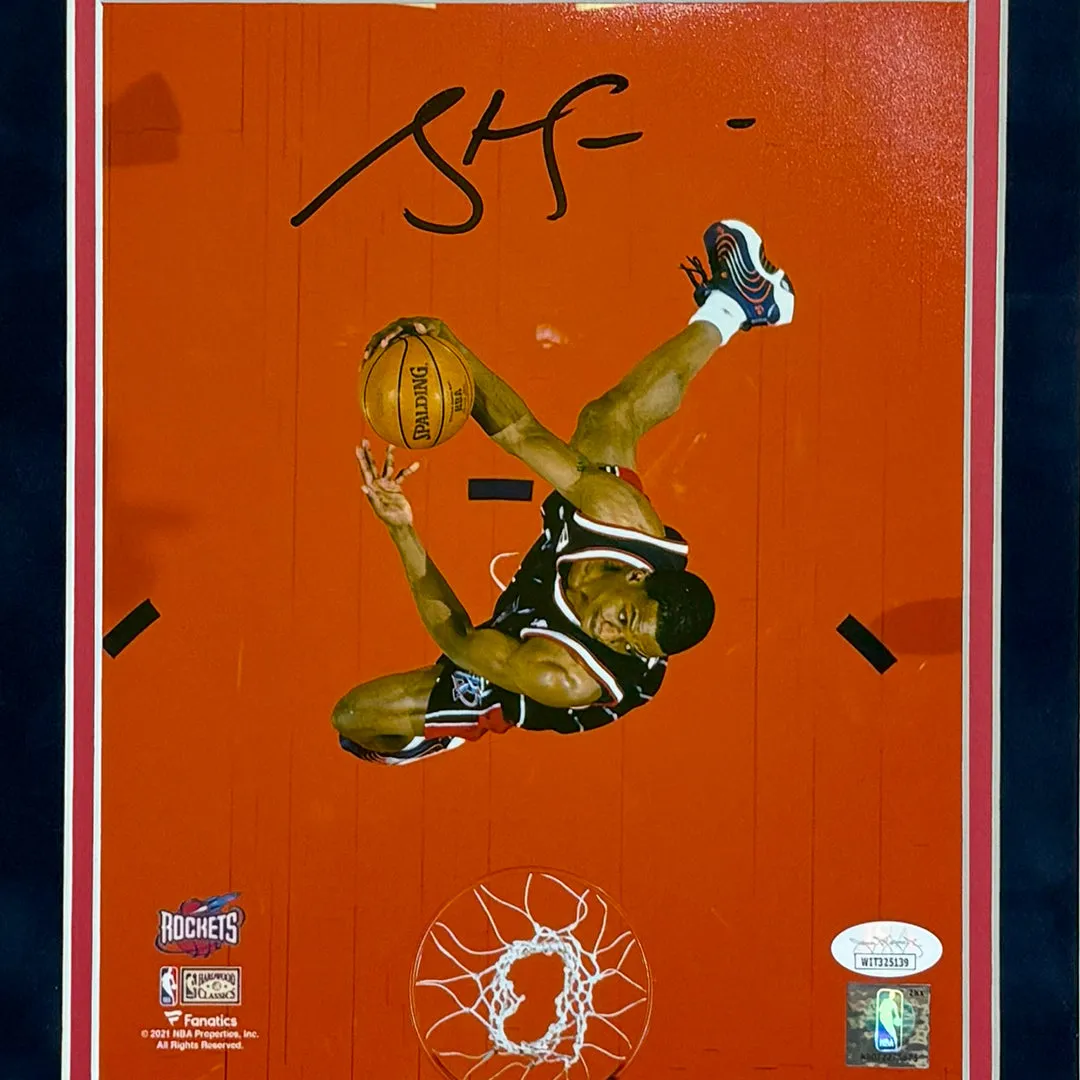 Steve Francis Hand Signed & Framed Houston Rockets 8x10 Photo (JSA)