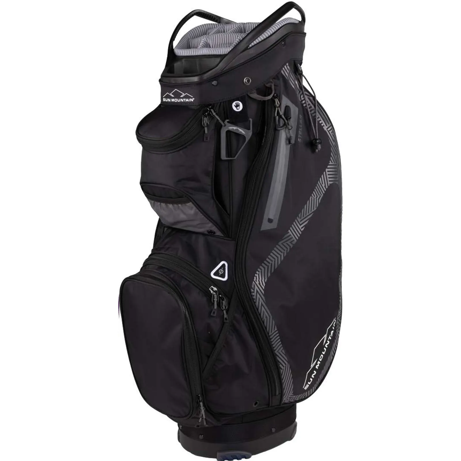 Sun Mountain Women's Stellar Cart Bag - Black/Gunmetal/Cadet