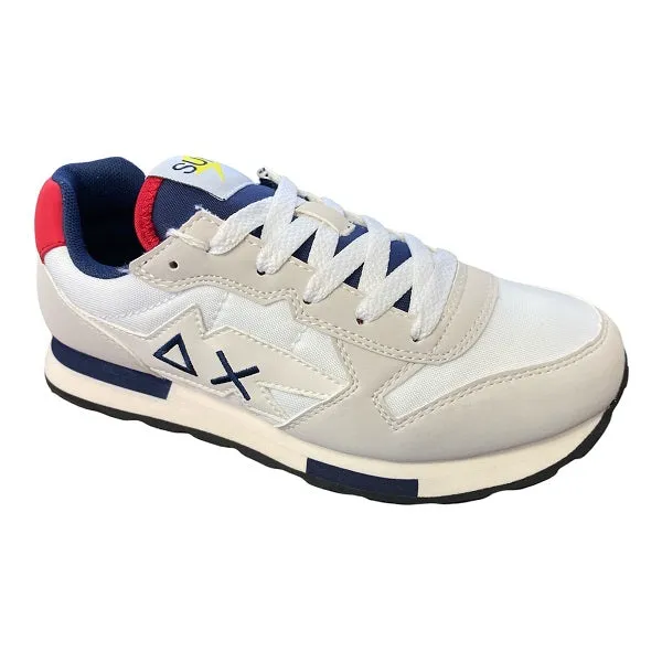 Sun68 scarpa sneakers da ragazzo Boy's Niki Solid Z32318 01 bianco