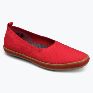 Sutton Knit Ballet - Berry Red