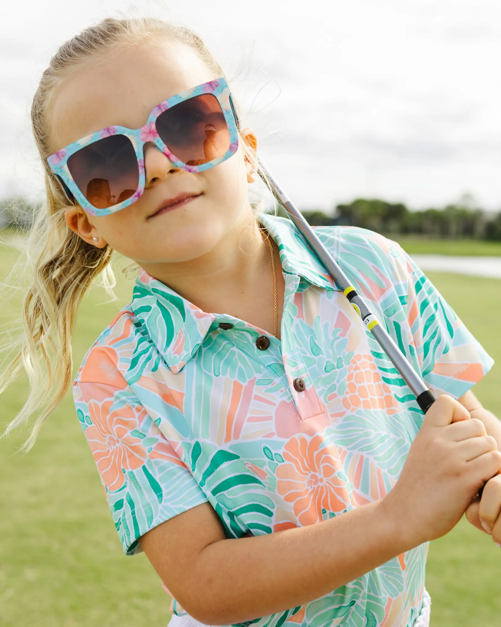 The Hawaii - Unisex Kids Golf Shirt