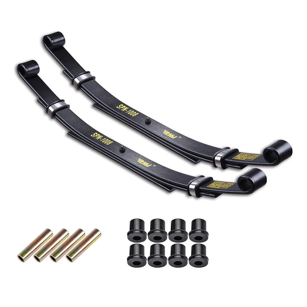 TheLAShop 2pcs 3-Leaf Rear Leaf Springs for Club Car DS Dual-Action