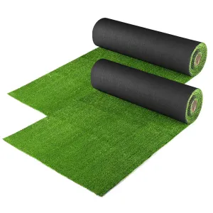 TheLAShop 65x6ft Artificial Grass Fake Turf Synthetic Pet Turf Roll (2x)65x3ft