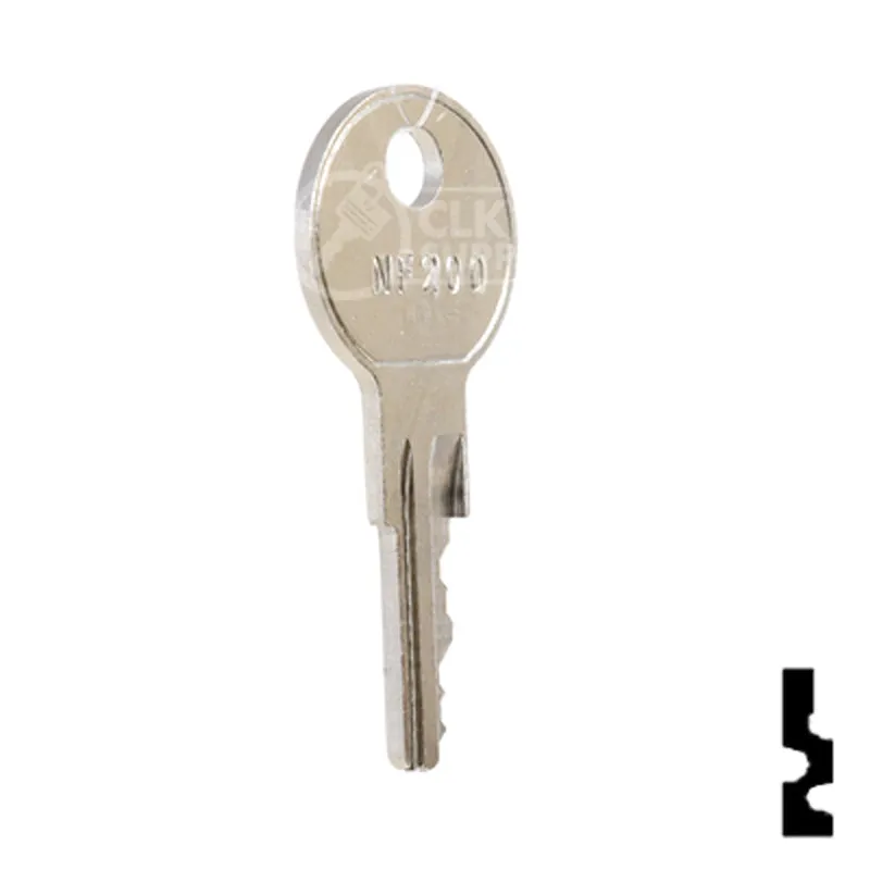 Uncut Equipment Key | Golf Cart | BD40