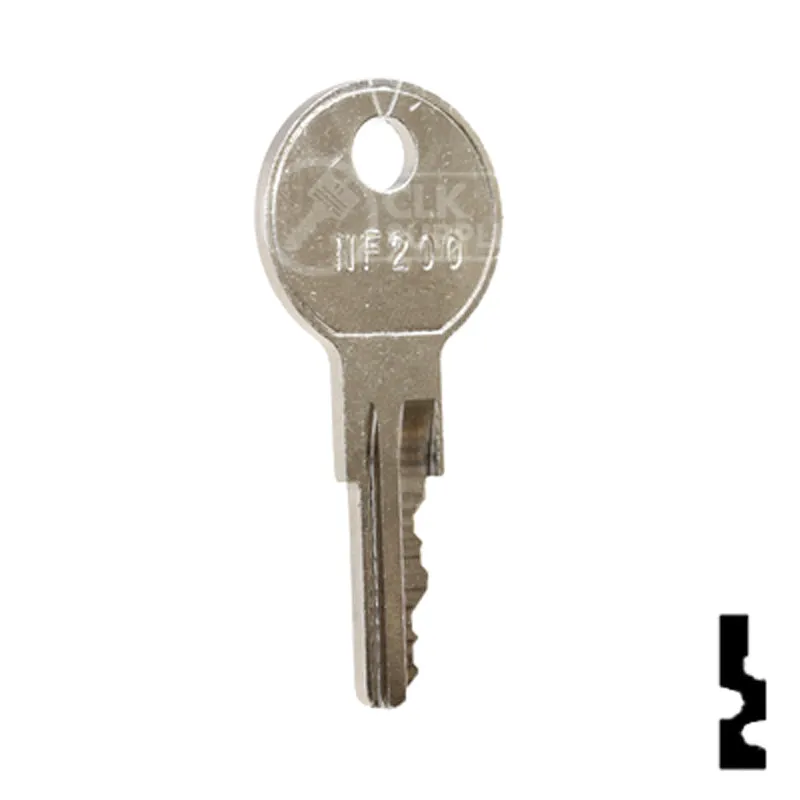 Uncut Equipment Key | Golf Cart | BD40