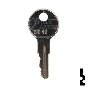 Uncut Equipment Key | Golf Cart | BD40