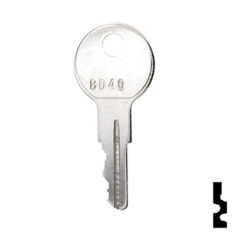 Uncut Equipment Key | Golf Cart | BD40