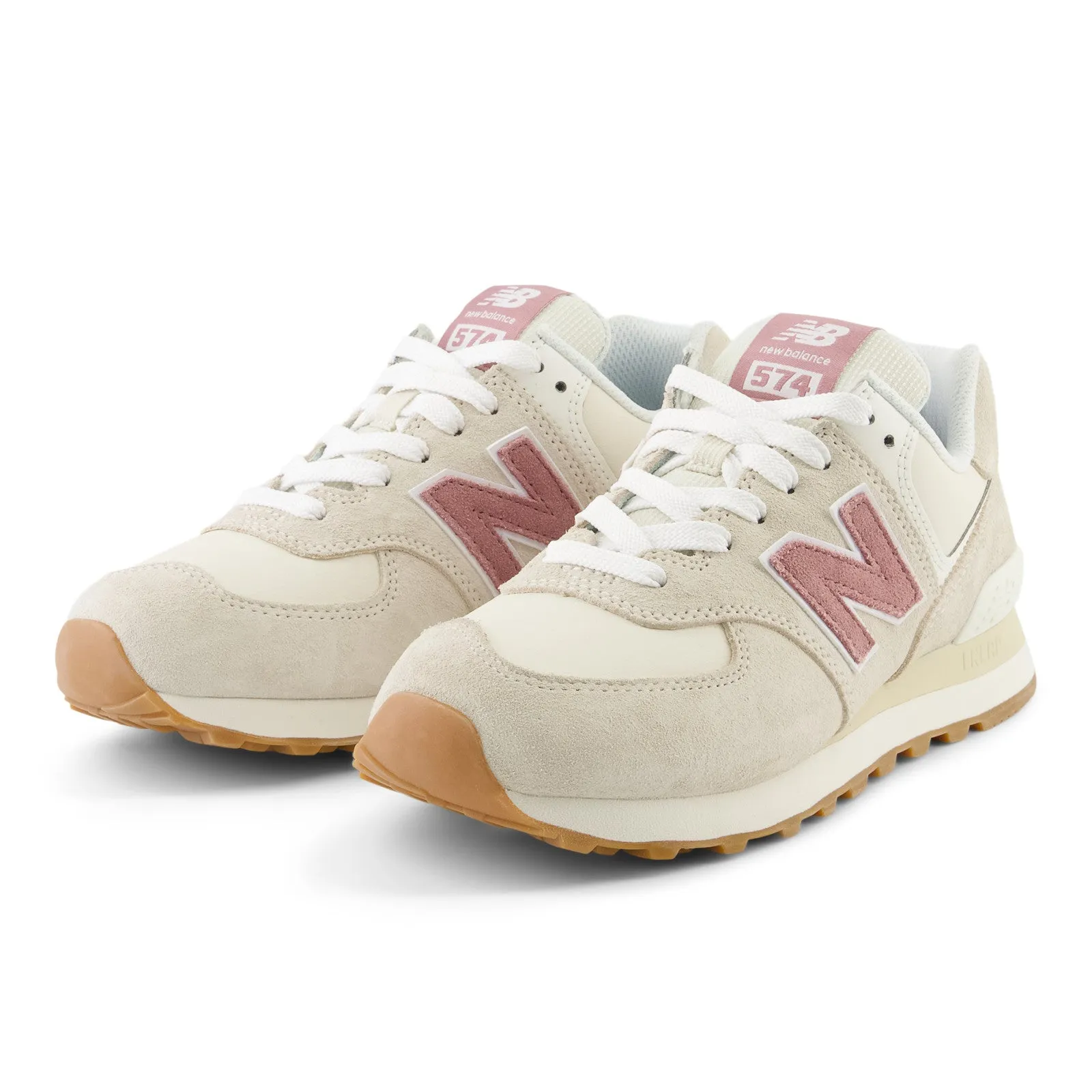 Women's New Balance 574 Color: Linen Rosewood