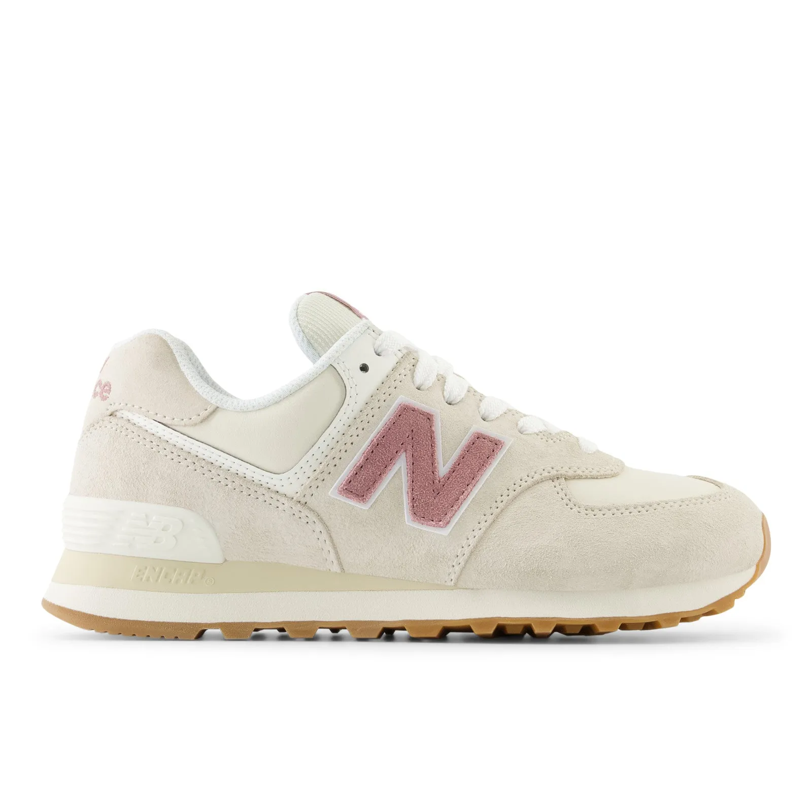 Women's New Balance 574 Color: Linen Rosewood